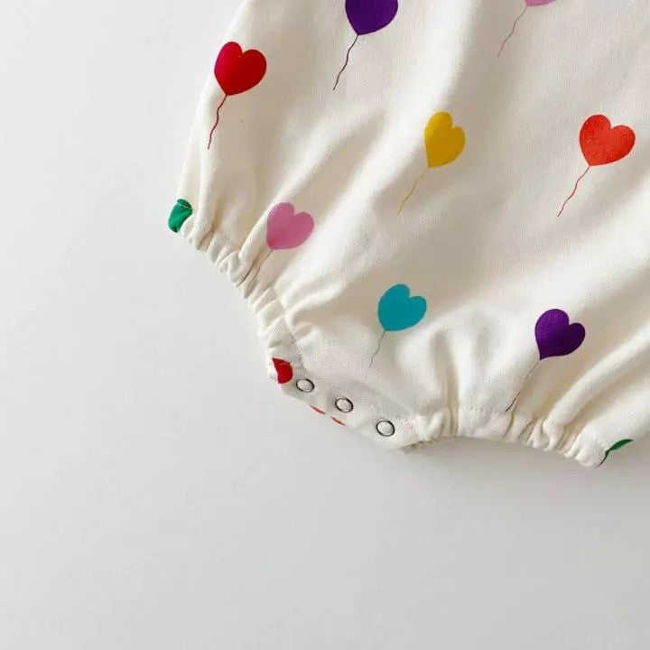 Baby long sleeve heart bubble